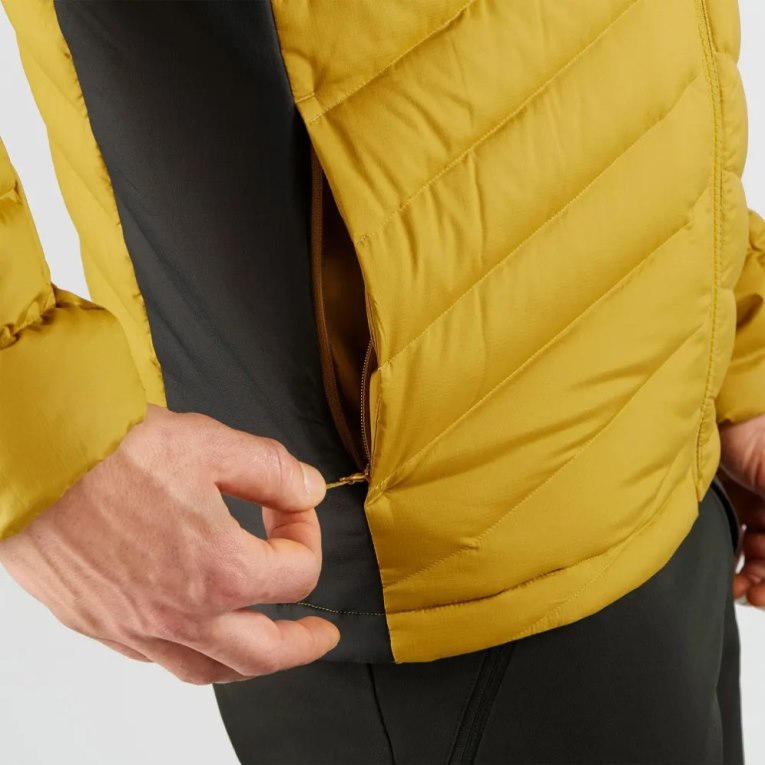 Gold Salomon Essential Xwarm Down Men's Insulated Jackets | IE TL2415